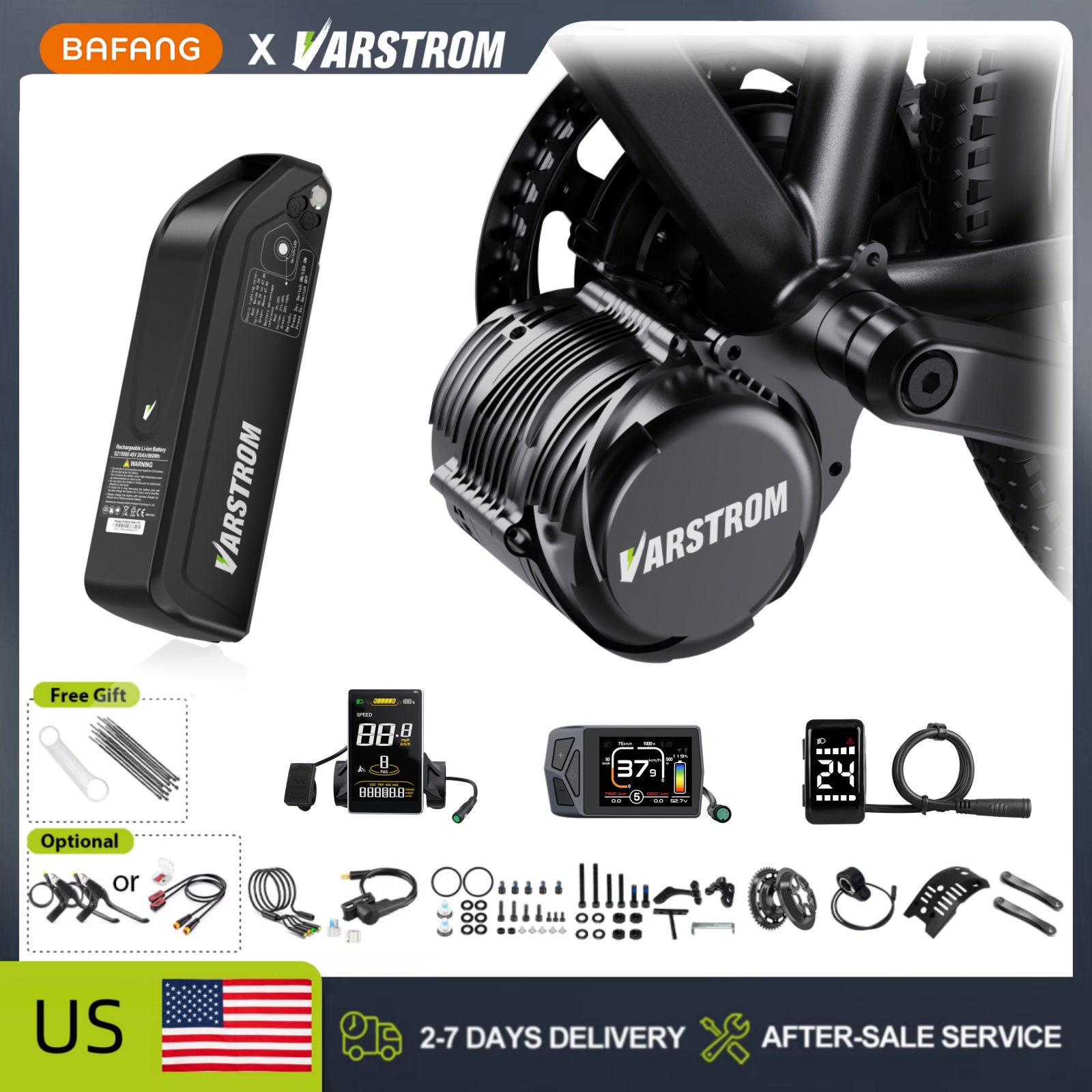 Motor de transmisión media Ton - Side Hung Mid Drive Motor Kit reseña y precio