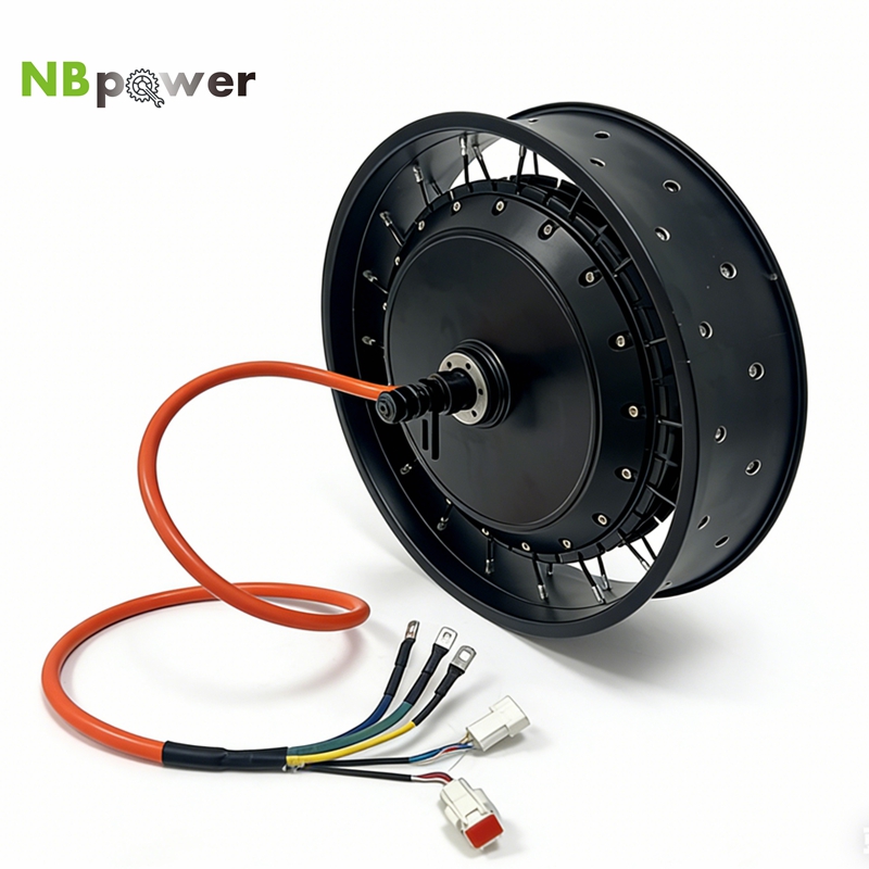 NBpower/QS 273 40H 48-96v, 72V - 72V 8000W Brushless Hub Motor reseña y precio